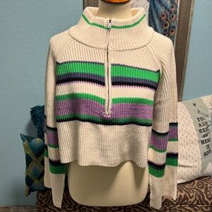 Free People Greta Half Zip Pullover